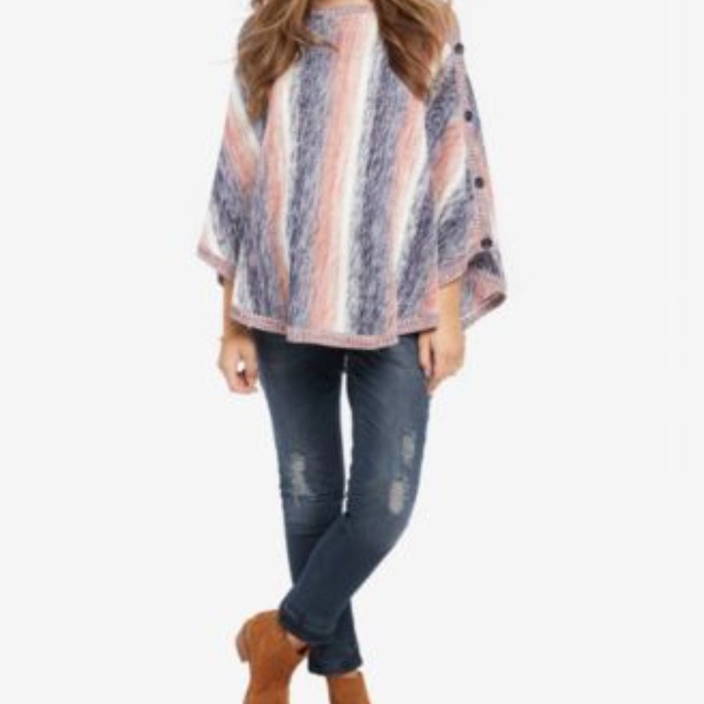 MOTHERHOOD MATERNITY Sweater Poncho L/XL